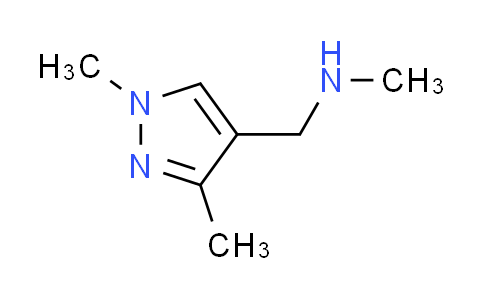 CAS No. 949100-09-8, 1-(1,3-dimethyl-1H-pyrazol-4-yl)-N-methylmethanamine