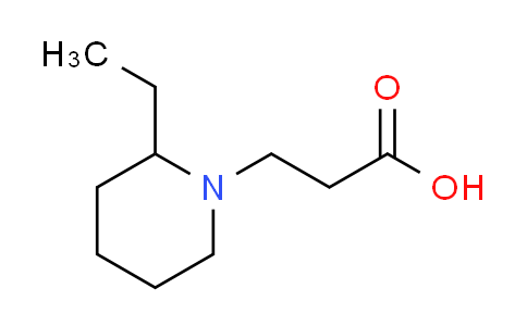 CAS No. 933719-77-8, 3-(2-ethylpiperidin-1-yl)propanoic acid