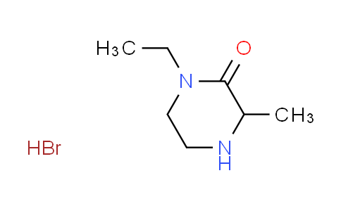 CAS No. 1255717-00-0, 1-ethyl-3-methyl-2-piperazinone hydrobromide