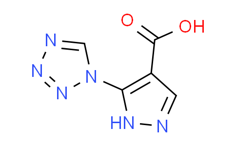 CAS No. 1011355-63-7, 5-(1H-tetrazol-1-yl)-1H-pyrazole-4-carboxylic acid
