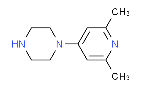 CAS No. 166954-07-0, 1-(2,6-dimethylpyridin-4-yl)piperazine
