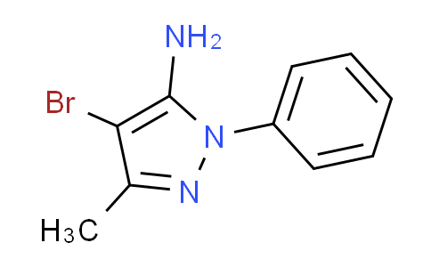 CAS No. 69464-98-8, 4-bromo-3-methyl-1-phenyl-1H-pyrazol-5-amine