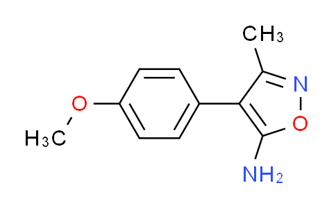 CAS No. 902835-79-4, 4-(4-methoxyphenyl)-3-methylisoxazol-5-amine