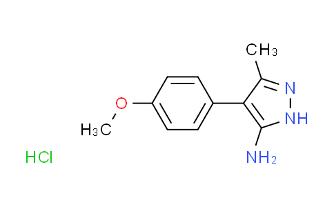 4-(4-methoxyphenyl)-3-methyl-1H-pyrazol-5-amine hydrochloride