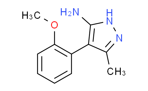 CAS No. 895010-58-9, 4-(2-methoxyphenyl)-3-methyl-1H-pyrazol-5-amine