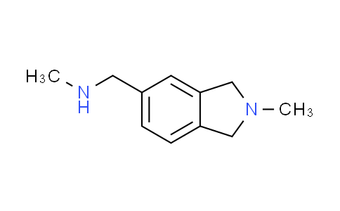 CAS No. 959237-27-5, N-methyl-1-(2-methyl-2,3-dihydro-1H-isoindol-5-yl)methanamine