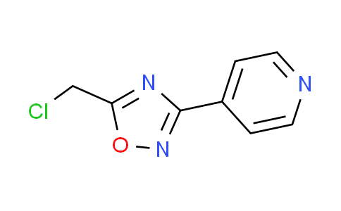 CAS No. 50737-35-4, 4-[5-(chloromethyl)-1,2,4-oxadiazol-3-yl]pyridine