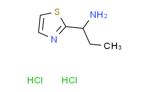CAS No. 1255717-87-3, [1-(1,3-thiazol-2-yl)propyl]amine dihydrochloride