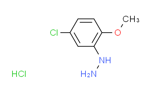 CAS No. 5446-16-2, (5-chloro-2-methoxyphenyl)hydrazine hydrochloride