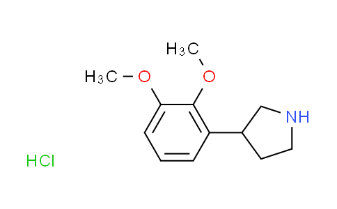 CAS No. 1236862-17-1, 3-(2,3-dimethoxyphenyl)pyrrolidine hydrochloride
