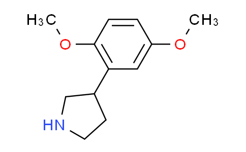 CAS No. 938458-95-8, 3-(2,5-dimethoxyphenyl)pyrrolidine