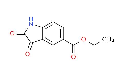 CAS No. 25128-38-5, ethyl 2,3-dioxoindoline-5-carboxylate