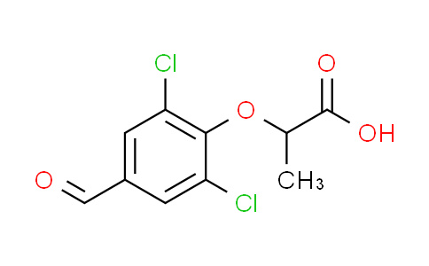 CAS No. 812642-69-6, 2-(2,6-dichloro-4-formylphenoxy)propanoic acid