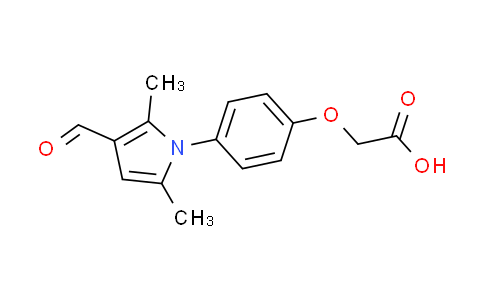 CAS No. 662154-28-1, [4-(3-formyl-2,5-dimethyl-1H-pyrrol-1-yl)phenoxy]acetic acid