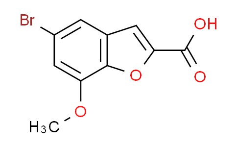CAS No. 20037-37-0, 5-bromo-7-methoxy-1-benzofuran-2-carboxylic acid