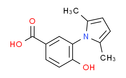 CAS No. 340315-24-4, 3-(2,5-dimethyl-1H-pyrrol-1-yl)-4-hydroxybenzoic acid
