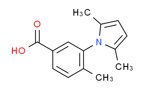 CAS No. 313701-78-9, 3-(2,5-dimethyl-1H-pyrrol-1-yl)-4-methylbenzoic acid