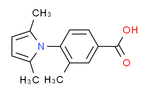 CAS No. 340312-91-6, 4-(2,5-dimethyl-1H-pyrrol-1-yl)-3-methylbenzoic acid