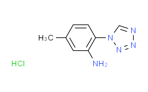 CAS No. 1268982-31-5, [5-methyl-2-(1H-tetrazol-1-yl)phenyl]amine hydrochloride