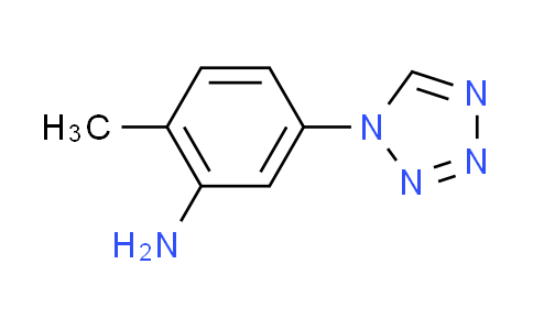 CAS No. 384860-18-8, 2-methyl-5-(1H-tetrazol-1-yl)aniline
