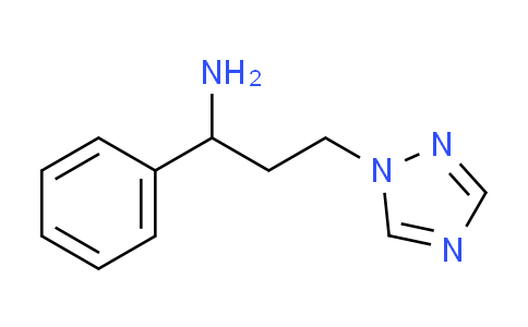 CAS No. 883291-44-9, 1-phenyl-3-(1H-1,2,4-triazol-1-yl)propan-1-amine