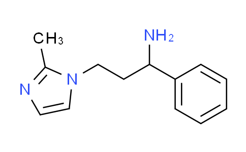 CAS No. 893753-80-5, 3-(2-methyl-1H-imidazol-1-yl)-1-phenylpropan-1-amine