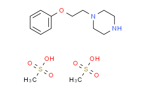 CAS No. 1609399-72-5, 1-(2-phenoxyethyl)piperazine dimethanesulfonate