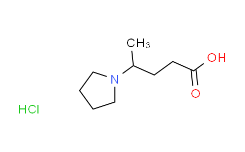 CAS No. 1185297-26-0, 4-(1-pyrrolidinyl)pentanoic acid hydrochloride