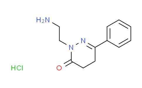 CAS No. 1269288-52-9, 2-(2-aminoethyl)-6-phenyl-4,5-dihydro-3(2H)-pyridazinone hydrochloride