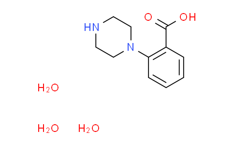 CAS No. 1185169-24-7, 2-(1-piperazinyl)benzoic acid trihydrate