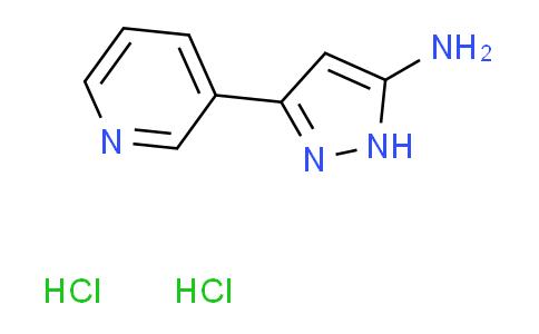 CAS No. 1239967-26-0, 3-(3-pyridinyl)-1H-pyrazol-5-amine dihydrochloride