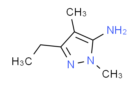 CAS No. 21018-62-2, 3-ethyl-1,4-dimethyl-1H-pyrazol-5-amine