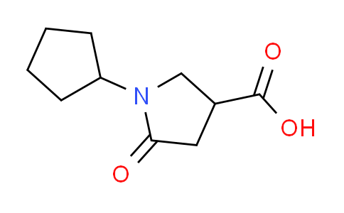CAS No. 696647-78-6, 1-cyclopentyl-5-oxopyrrolidine-3-carboxylic acid
