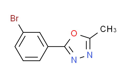 CAS No. 41491-53-6, 2-(3-bromophenyl)-5-methyl-1,3,4-oxadiazole