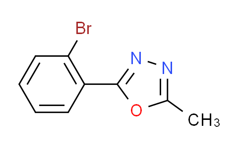 CAS No. 352330-84-8, 2-(2-bromophenyl)-5-methyl-1,3,4-oxadiazole