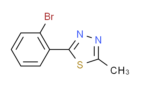 CAS No. 915923-21-6, 2-(2-bromophenyl)-5-methyl-1,3,4-thiadiazole
