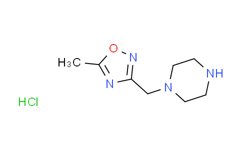 CAS No. 1402709-99-2, 1-[(5-methyl-1,2,4-oxadiazol-3-yl)methyl]piperazine hydrochloride