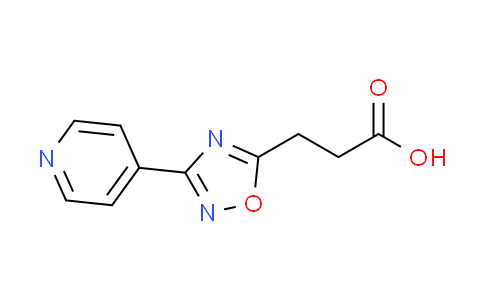 CAS No. 328083-96-1, 3-(3-pyridin-4-yl-1,2,4-oxadiazol-5-yl)propanoic acid