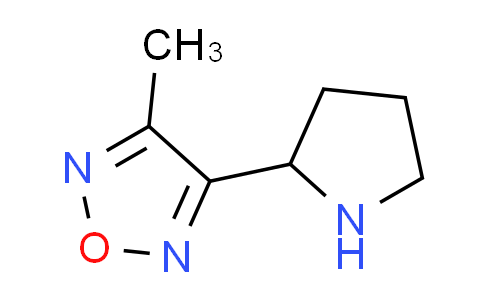 CAS No. 936940-68-0, 3-methyl-4-pyrrolidin-2-yl-1,2,5-oxadiazole