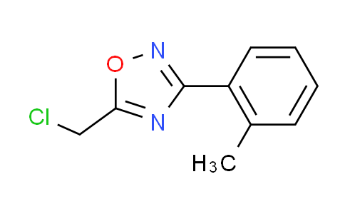 CAS No. 60580-24-7, 5-(chloromethyl)-3-(2-methylphenyl)-1,2,4-oxadiazole
