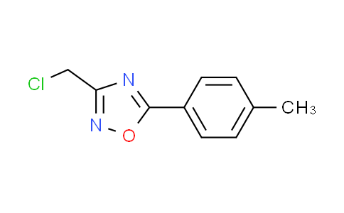 CAS No. 73217-33-1, 3-(chloromethyl)-5-(4-methylphenyl)-1,2,4-oxadiazole