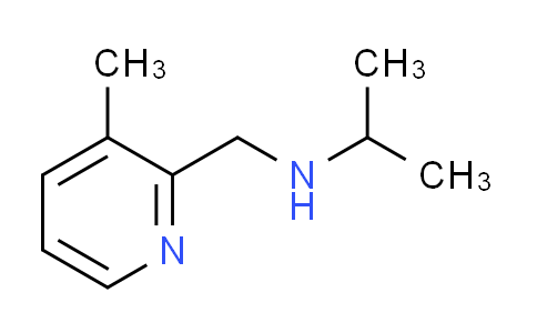 CAS No. 915923-23-8, N-[(3-methylpyridin-2-yl)methyl]propan-2-amine