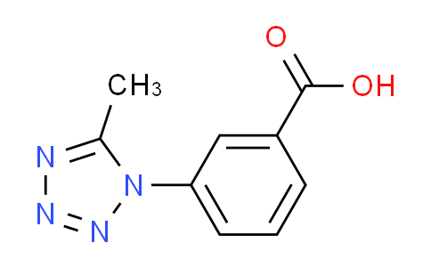 CAS No. 799262-37-6, 3-(5-methyl-1H-tetrazol-1-yl)benzoic acid