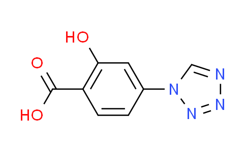 CAS No. 332909-71-4, 2-hydroxy-4-(1H-tetrazol-1-yl)benzoic acid