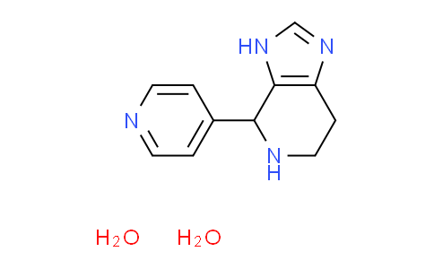 CAS No. 1269054-17-2, 4-(4-pyridinyl)-4,5,6,7-tetrahydro-3H-imidazo[4,5-c]pyridine dihydrate