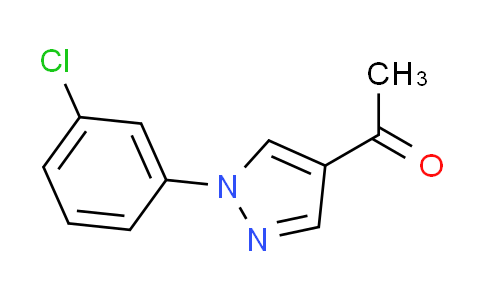 CAS No. 925142-81-0, 1-[1-(3-chlorophenyl)-1H-pyrazol-4-yl]ethanone