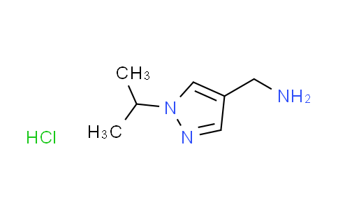 CAS No. 1609403-88-4, [(1-isopropyl-1H-pyrazol-4-yl)methyl]amine hydrochloride