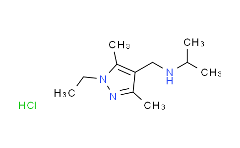CAS No. 1609399-89-4, N-[(1-ethyl-3,5-dimethyl-1H-pyrazol-4-yl)methyl]-2-propanamine hydrochloride