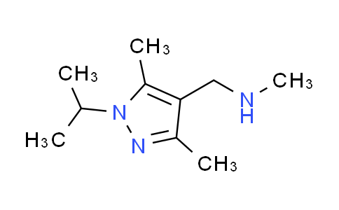 CAS No. 1007520-12-8, 1-(1-isopropyl-3,5-dimethyl-1H-pyrazol-4-yl)-N-methylmethanamine