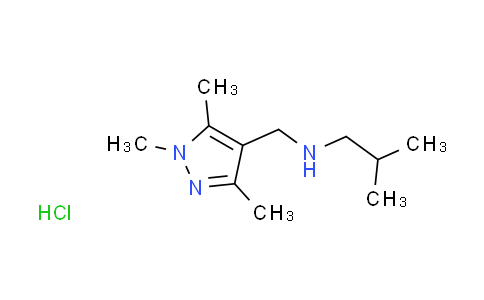 CAS No. 1609403-49-7, 2-methyl-N-[(1,3,5-trimethyl-1H-pyrazol-4-yl)methyl]-1-propanamine hydrochloride